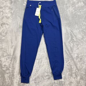FIGS Women’s Boston Slim Jogger Scrub Pants XS Blue Technical Collection